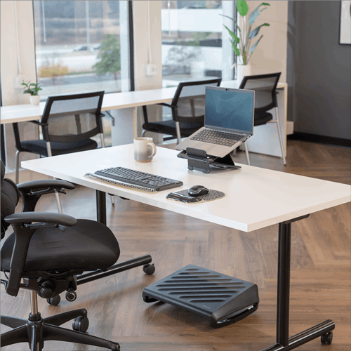Fellowes Photo Gel Keyboard Wrist Rest with MICROBAN - Chairlines