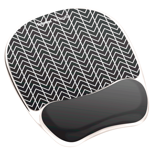 Fellowes Photo Gel Mouse Pad Wrist Rest with MICROBAN - Chairlines
