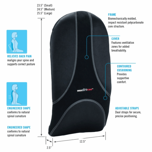 Obusforme Ultra Back Support - Chairlines