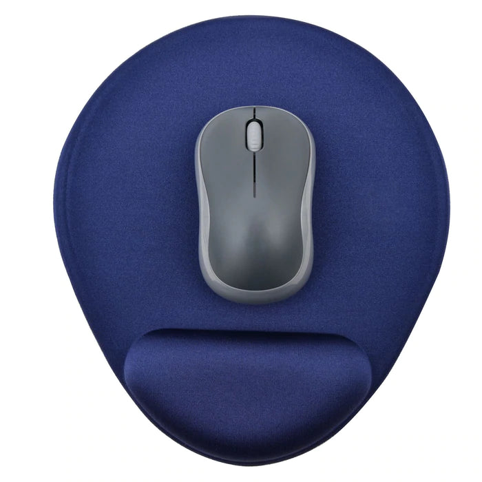DAC MP-127 Super-Gel “Mini Round” Mouse Pad with Palm Support, Blue - Chairlines
