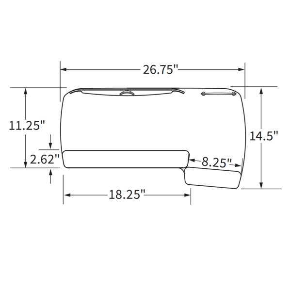 ISE Keyboard Tray - Chairlines