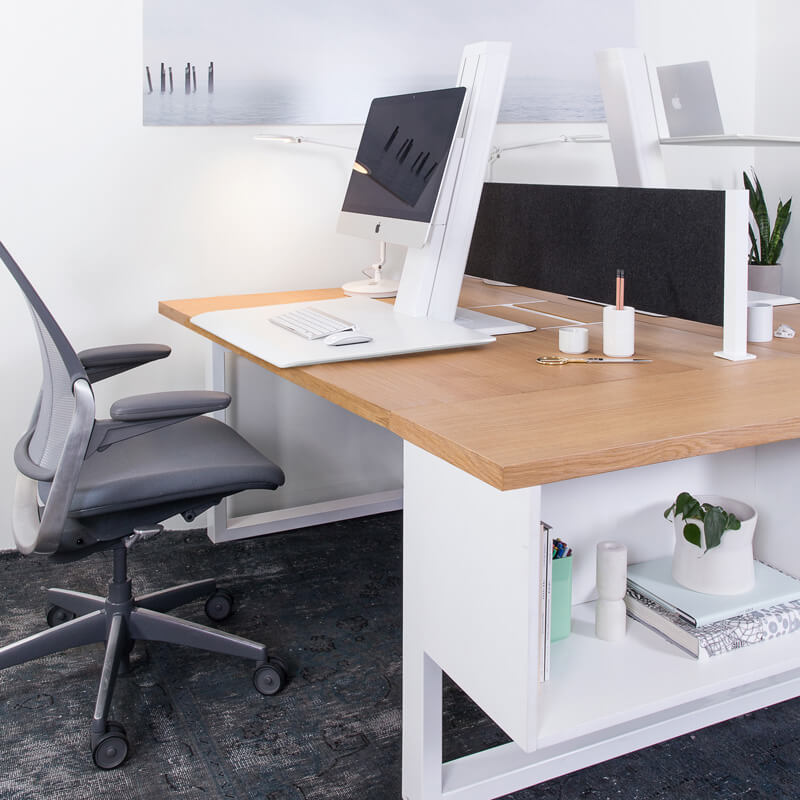 Human Scale QuickStand Eco Single Monitor (Demo) - Chairlines