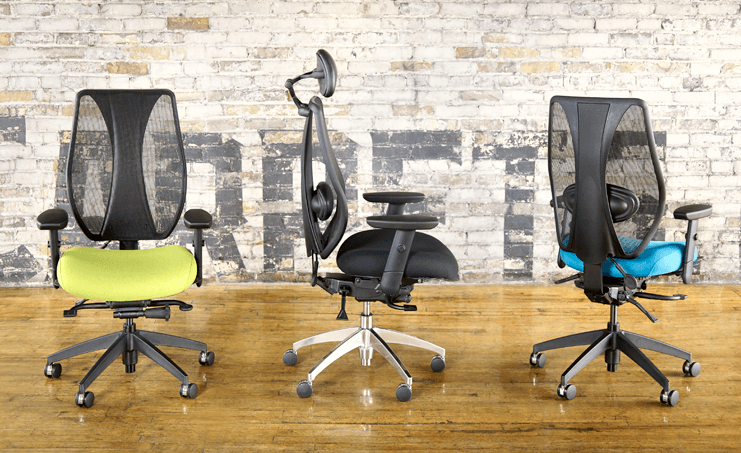 ergoCentric tCentric Hybrid Black Frame - Chairlines