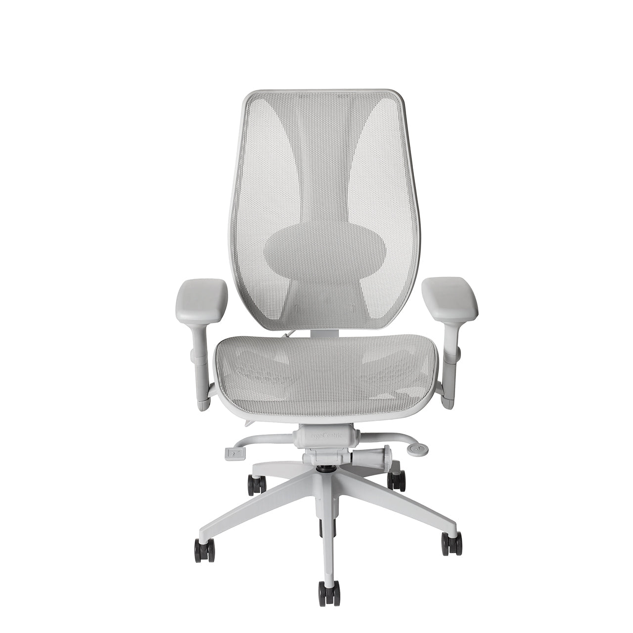 ergoCentric tCentric All Mesh Synchro Glide Light Grey Frame - Chairlines