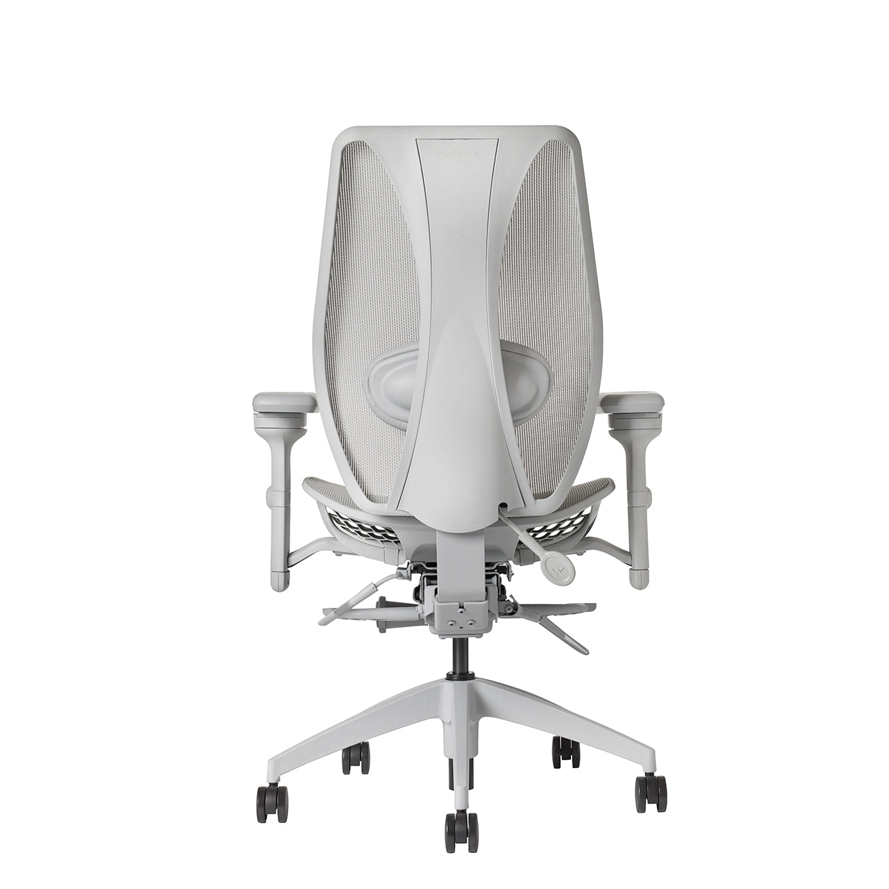 ergoCentric tCentric All Mesh Synchro Glide Light Grey Frame - Chairlines
