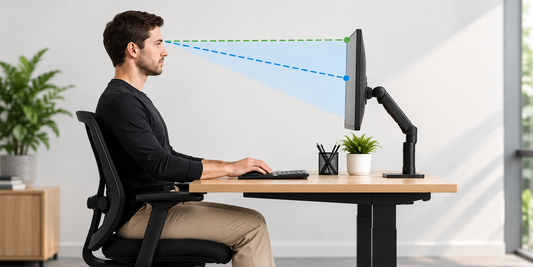 How High Should Your Monitor Be? Ergonomic Monitor Height
