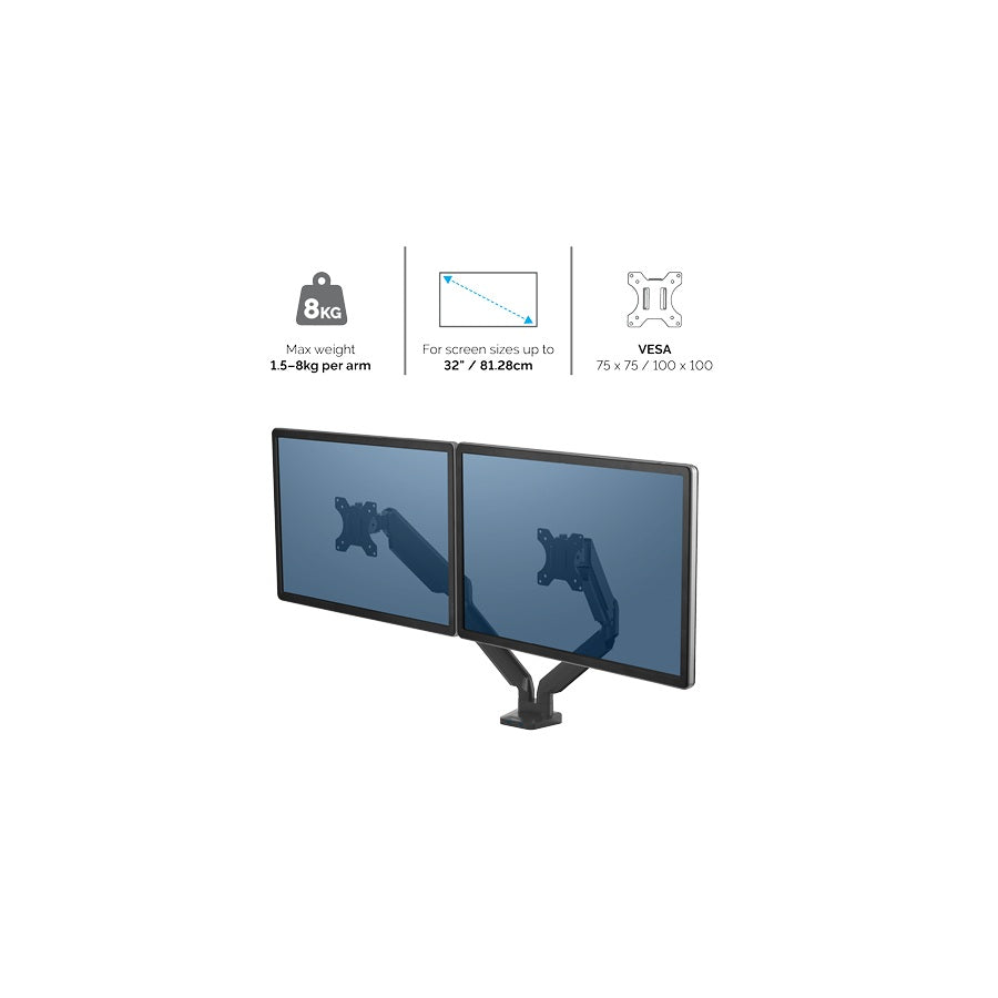Fellowes Platinum Series Dual Monitor Arm Fellowes Chairlines