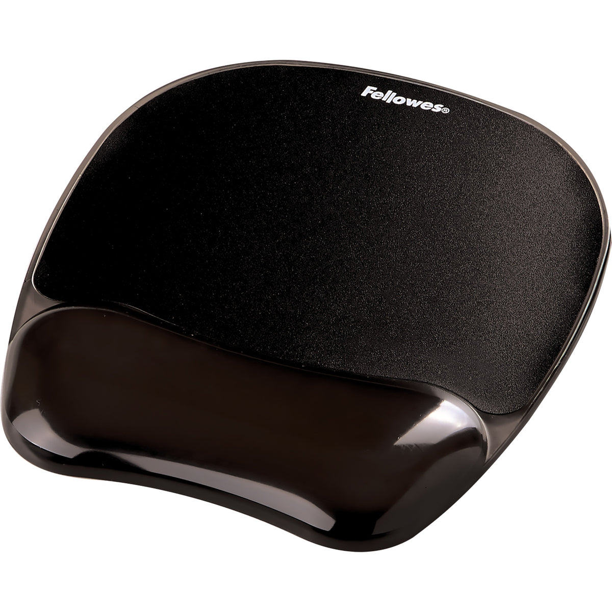 Fellowes Crystals™ Gel Mousepad Wrist Support Black