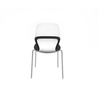 Safco Arcozi Four-Leg Stack Chair - Plastic, Armless
