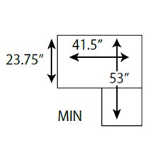 Heartwood Cleo 3-Leg Height Adjustable Table (Base Only)