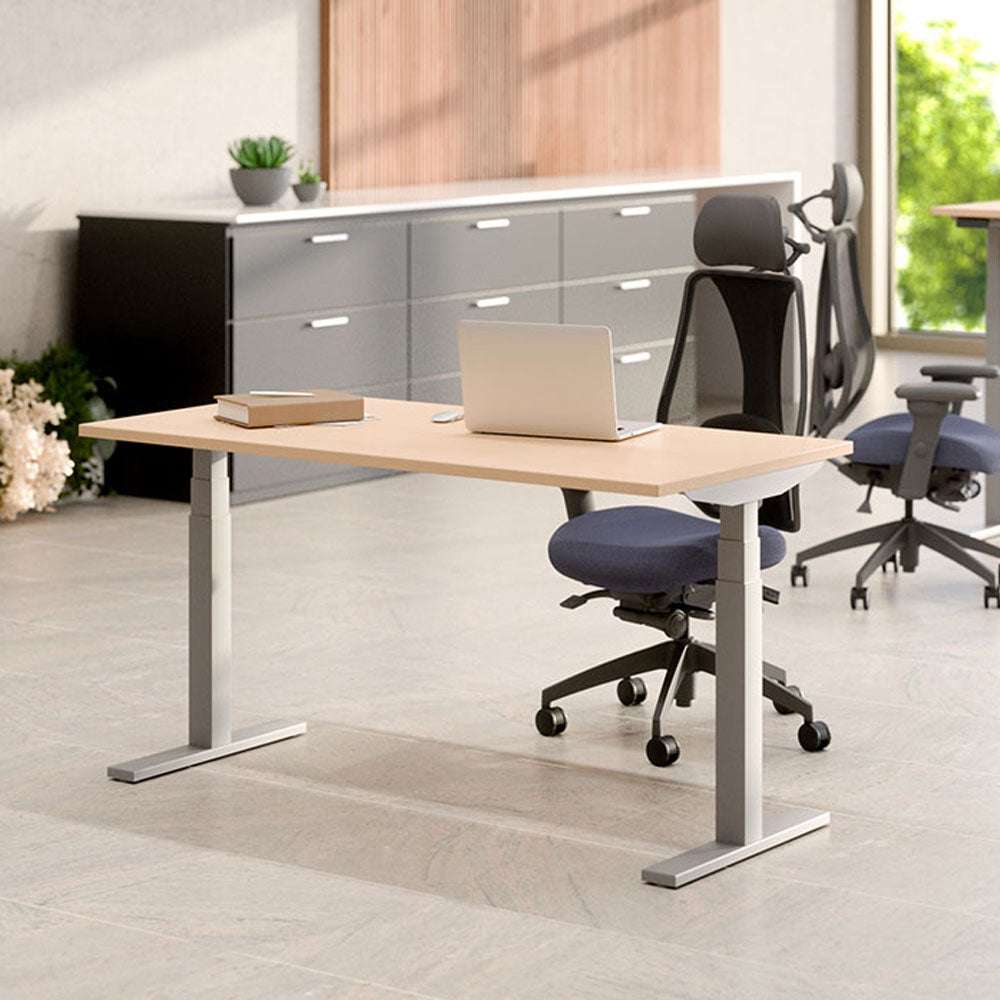 ergoCentric upCentric ES height adjustable table (Base Only) – Chairlines