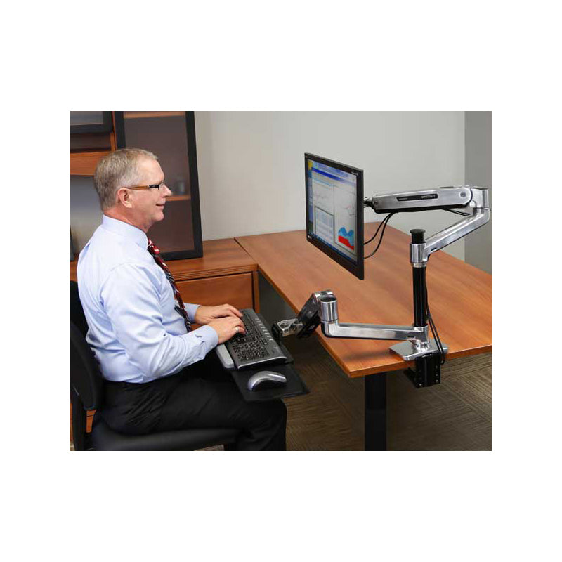 Ergotron LX Monitor Arm – Sit Stand Desk Mount – Chairlines