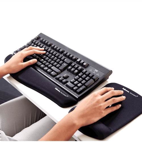 Fellowes PlushTouch Keyboard Wrist Rest with Microban