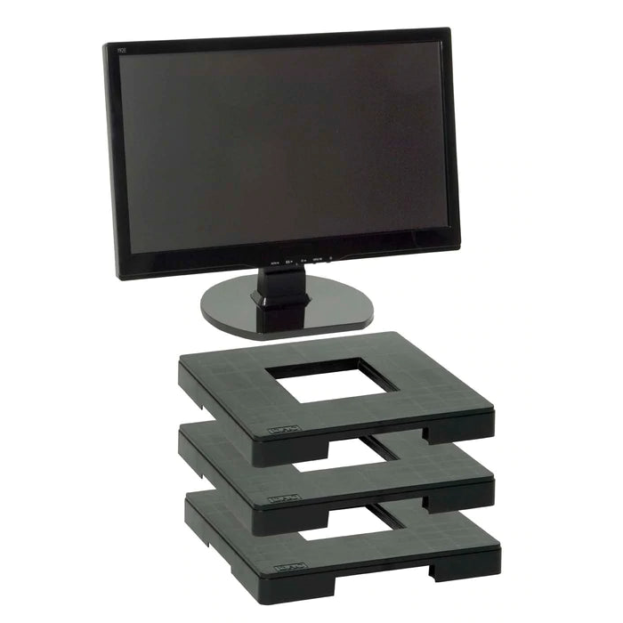 DAC MP-106 Ergonomic Monitor Riser Block, Black